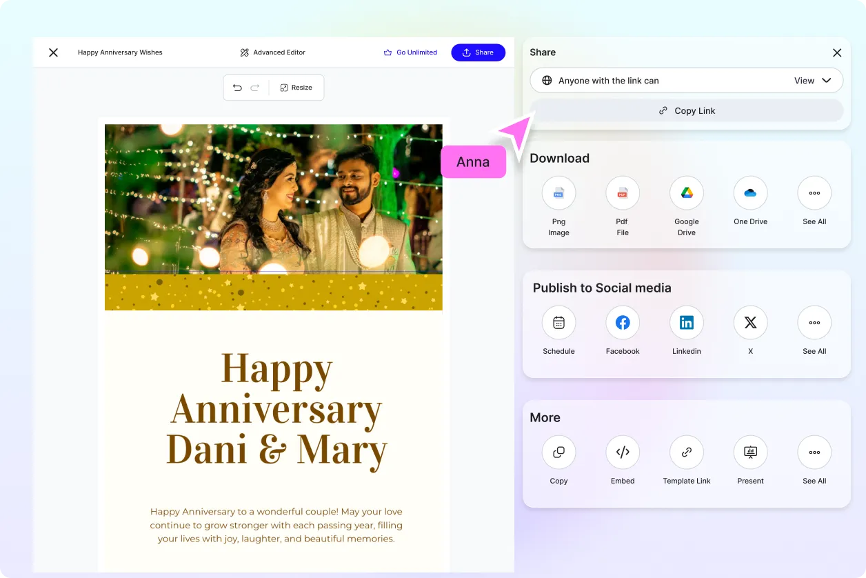 Free Happy Anniversary Wishes Generator, Free Anniversary Wishes Online